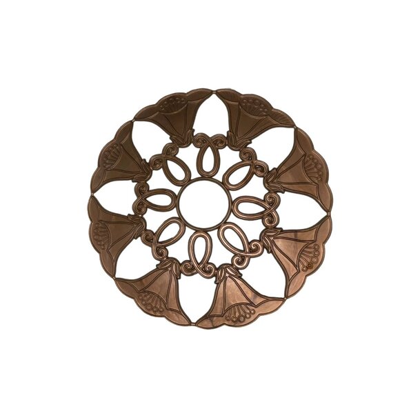 Vintage Plastic Trivets Used Set of 2 Brown - Picture 12 of 13